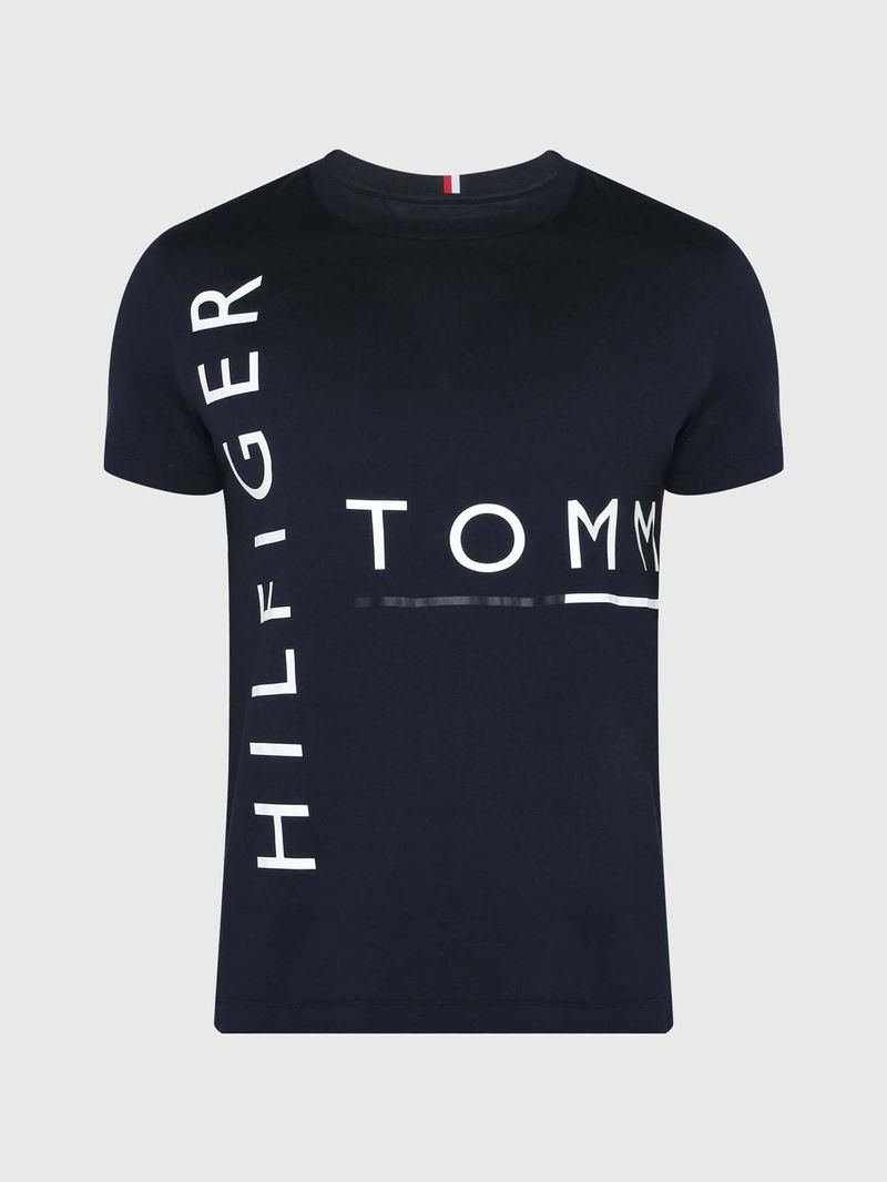 Playera Con Letras Estampadas Tommy Hilfiger De Hombre Playeras