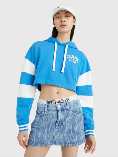 Sudadera con capucha y diseño color block de mujer Tommy Jeans