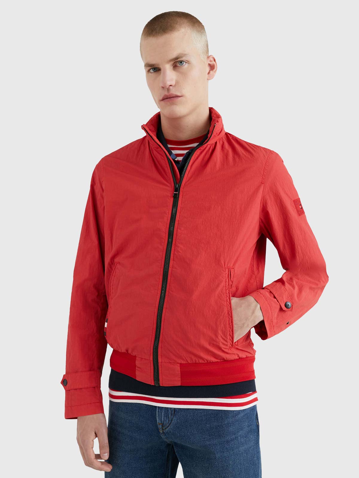 Chamarra Tommy Hilfiger Hombre Yacht Casual Moderno rojo XS Tommy Hilfiger  78E7038 642