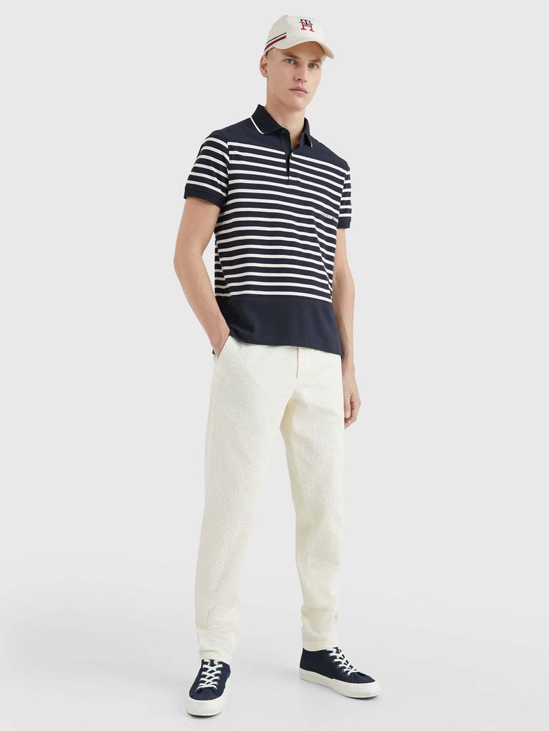 Polo tommy best sale hilfiger rayas