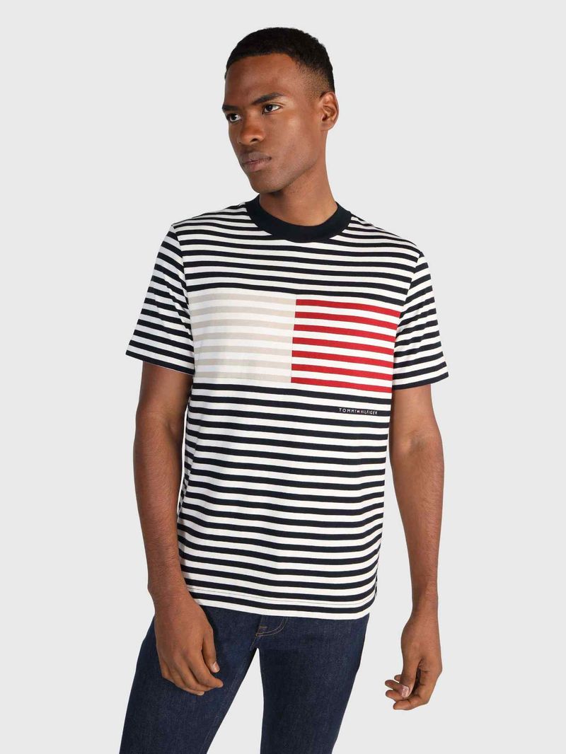 Playera tommy hilfiger hot sale