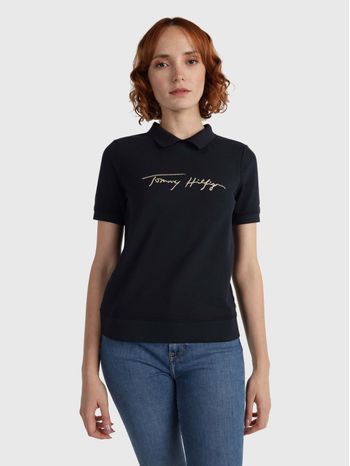 Playera polo tommy online hilfiger mujer