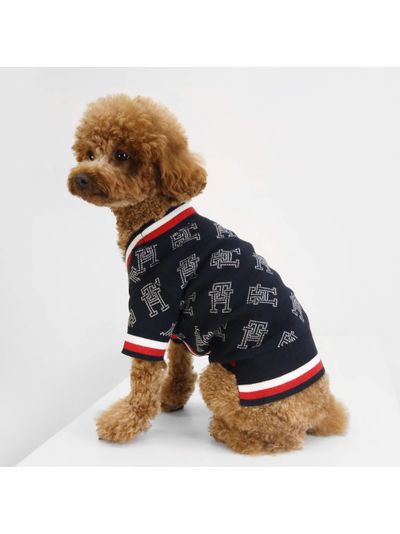 Suéter con botones para perro