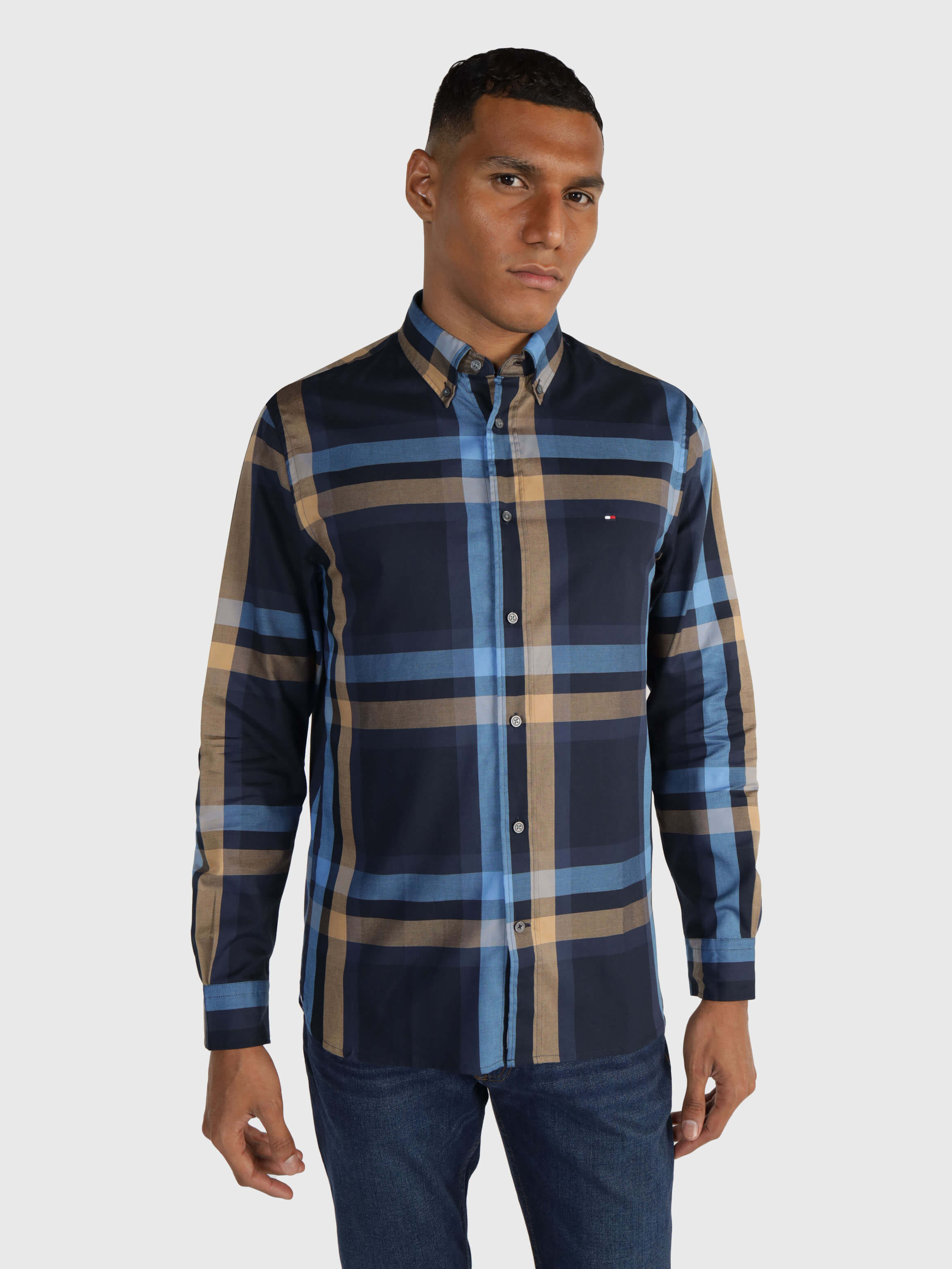 Camisas cuadros tommy online hilfiger hombre