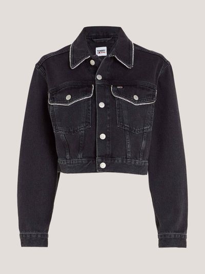 Chamarra vaquera Bling Claire negra de mujer Tommy Jeans