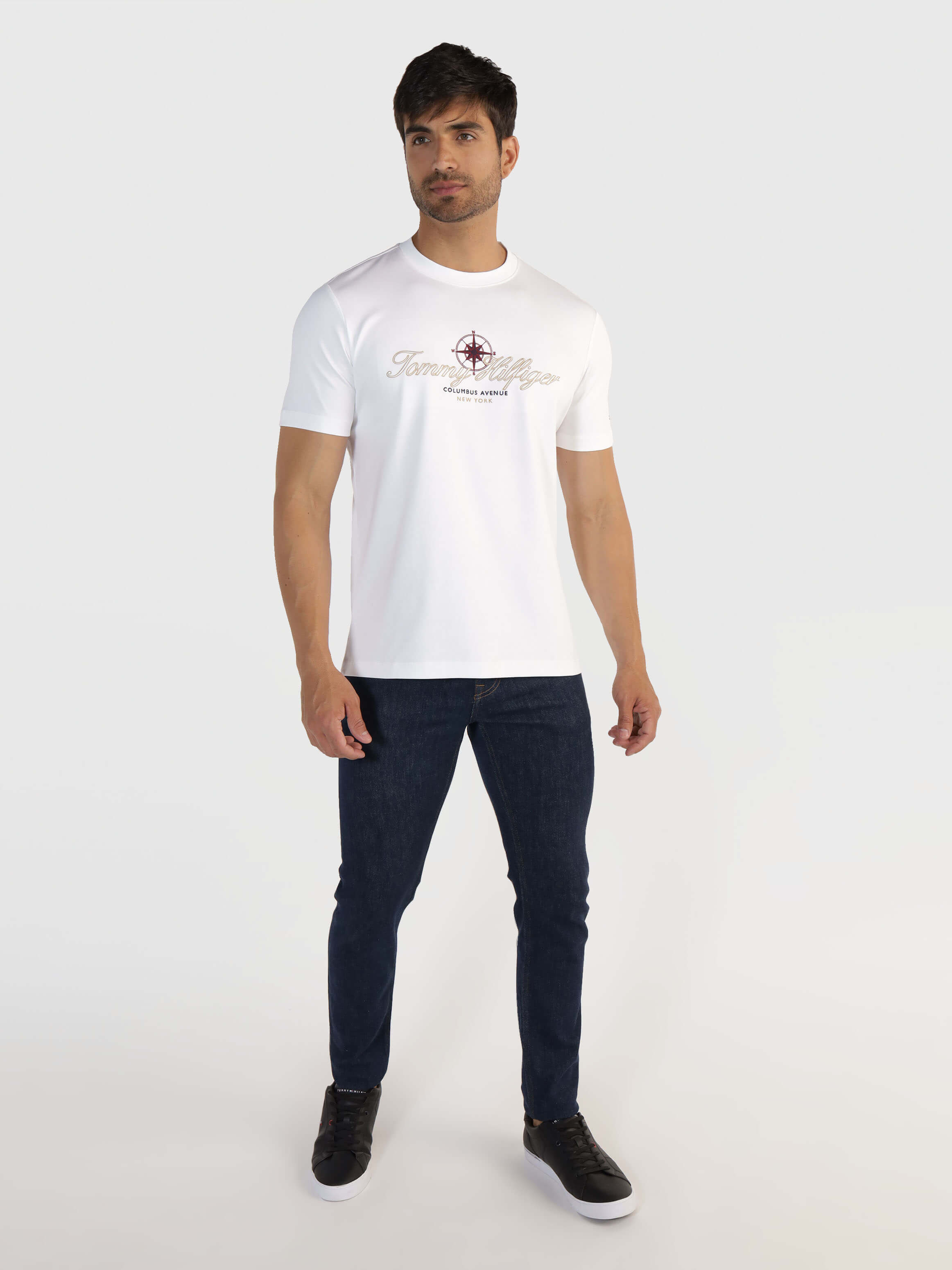 Playera tommy online blanca