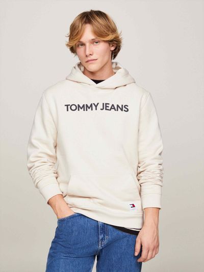 Sudadera de felpa con capucha y logo Classics de hombre Tommy Jeans