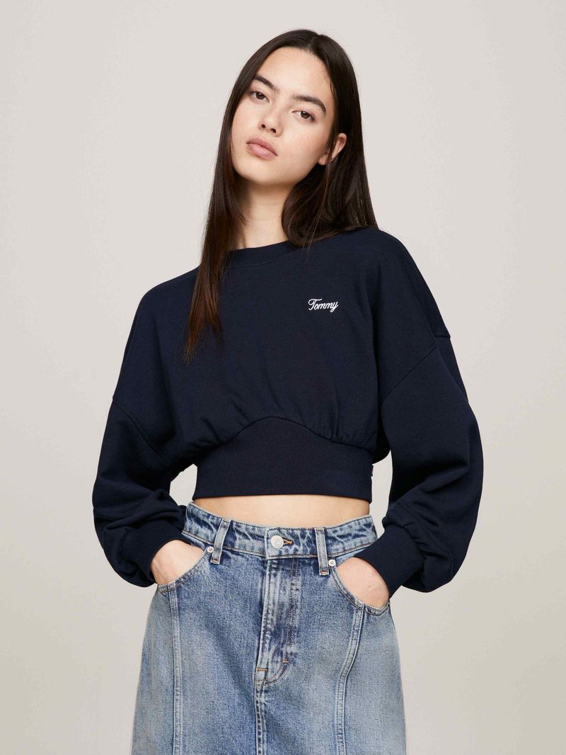 Sudadera cropped mujer new arrivals