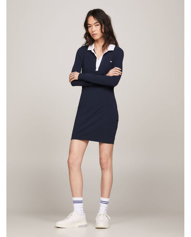 Vestido tommy best sale hilfiger azul