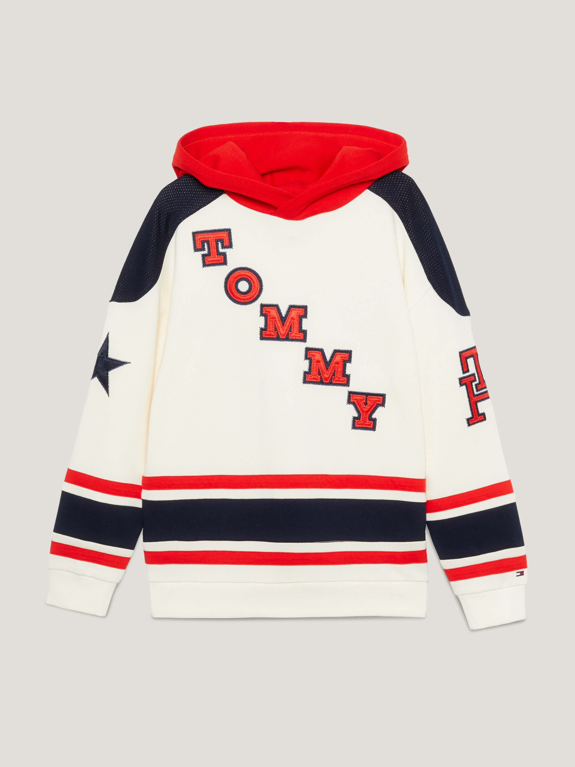 Sudadera Varsity color block con capucha de nino Sudaderas Tommy MX