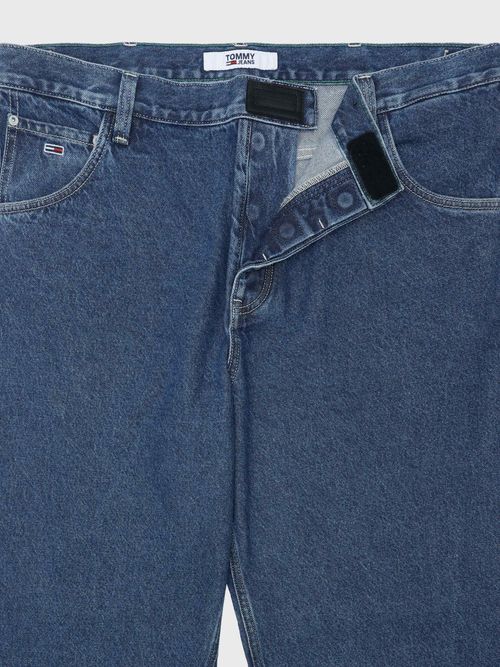 Jeans-Adaptive-Baggy-Bouffant-con-acabado-deslavado-de-hombre