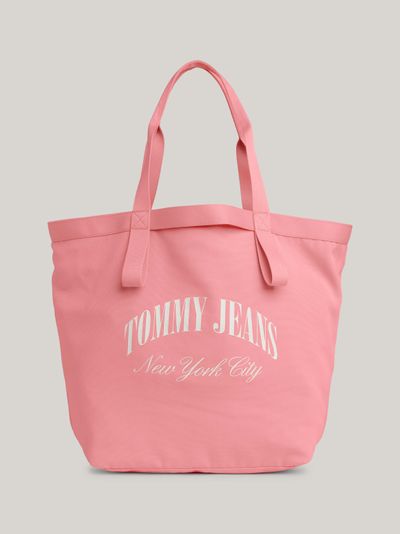 Bolso tote mediano con logo de mujer Tommy Jeans