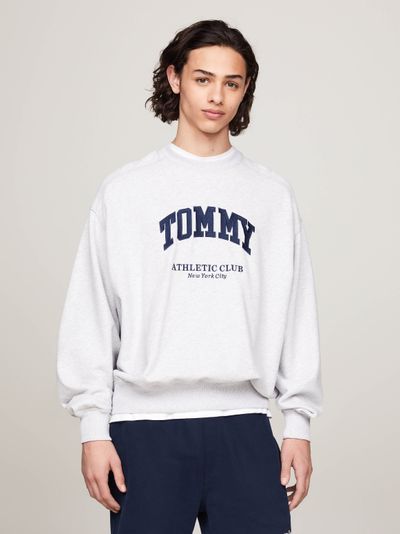 Sudadera holgada de estilo universitario de hombre Tommy Jeans