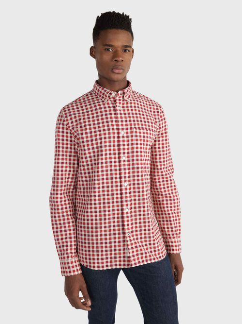 Camisa-Oxford-regular-de-cuadros-Vichy-de-hombre