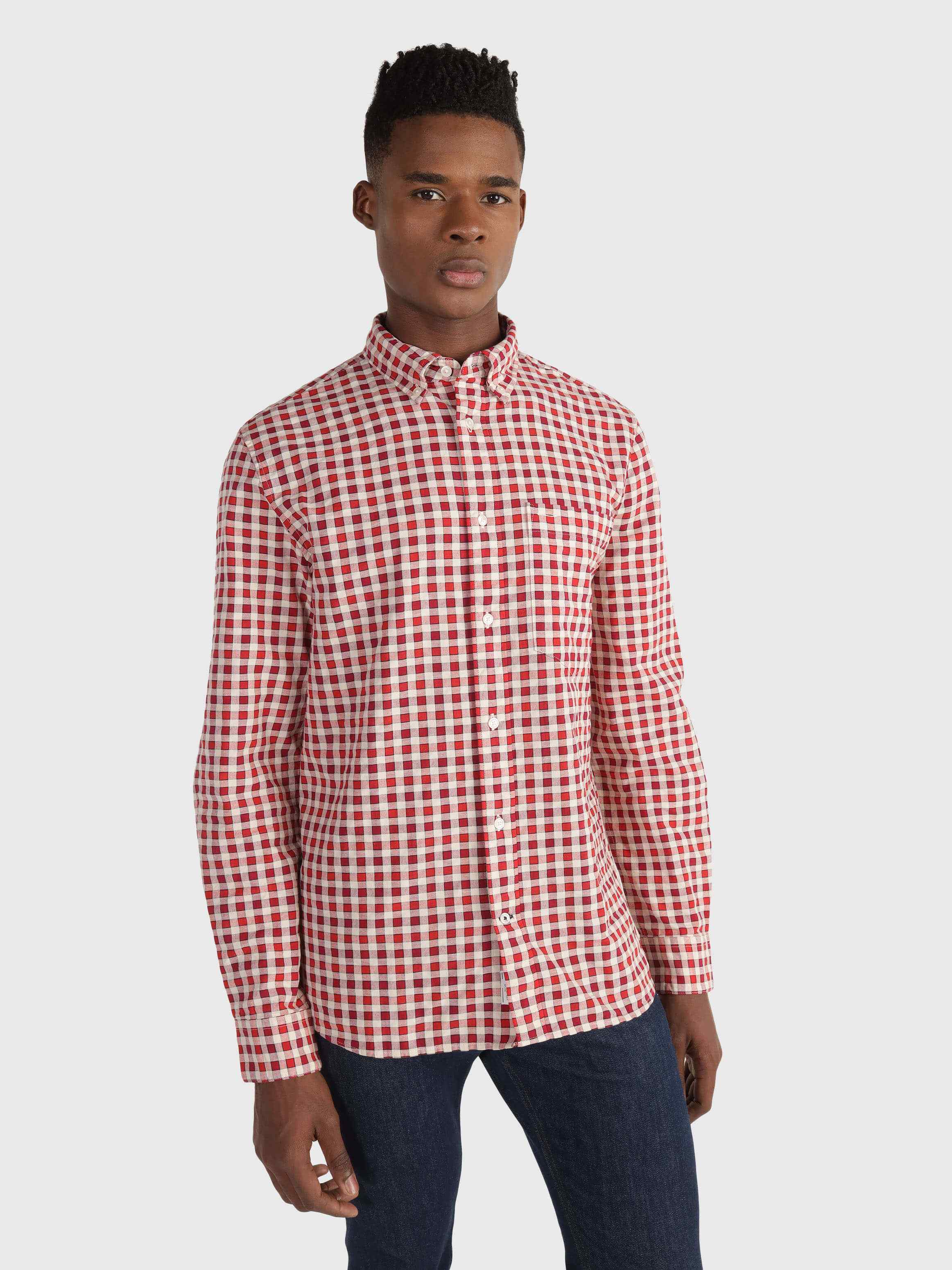 Camisa cuadros hombre tommy hilfiger sale