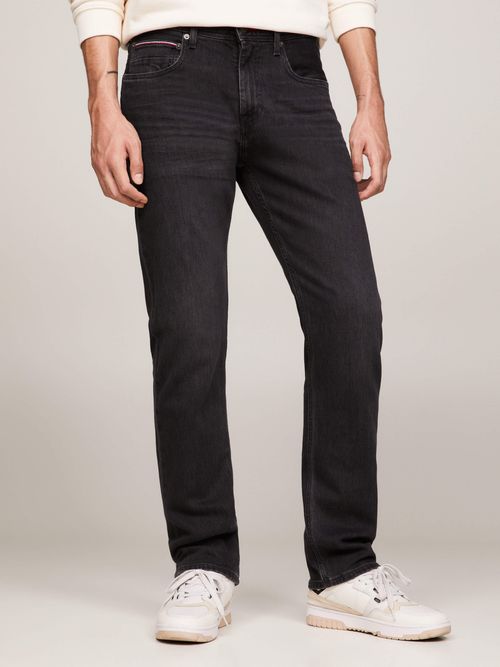 Jeans-Mercer-de-corte-regular-negros-de-hombre