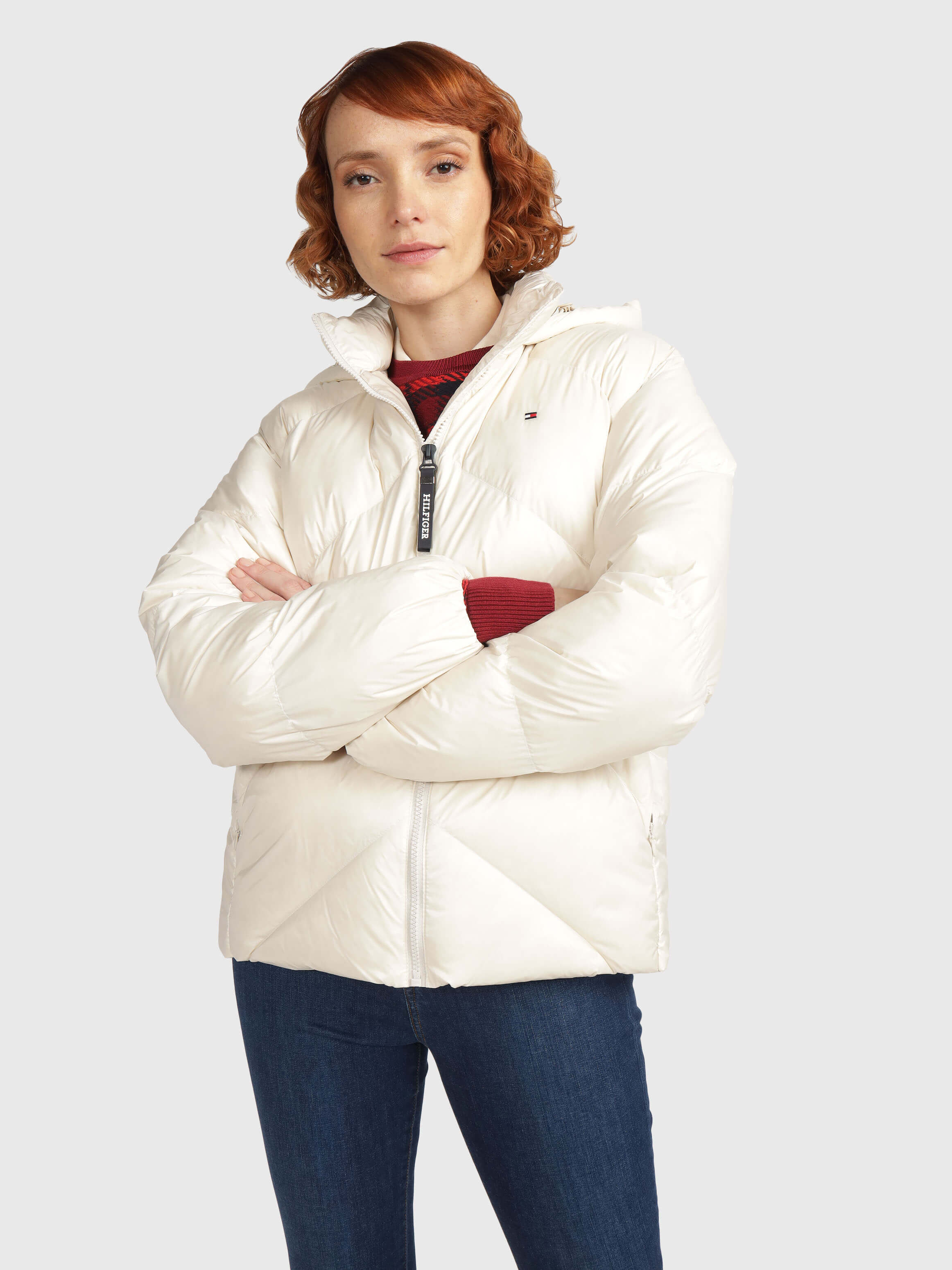 Chamarras tommy hilfiger fashion para mujer