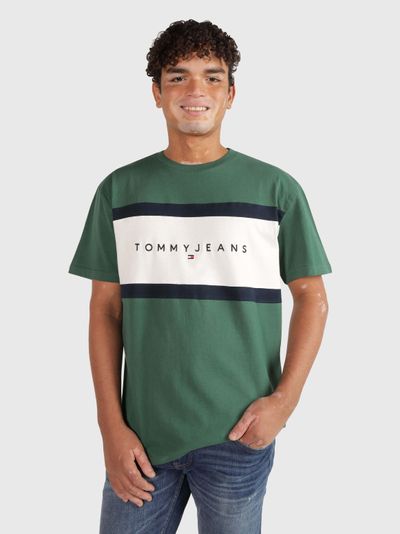 Playera con diseño color block de hombre Tommy Jeans
