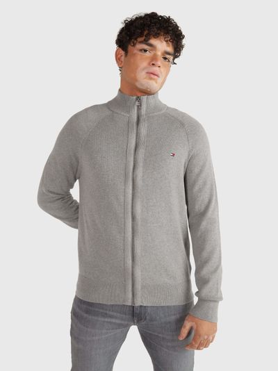 Suéter con logo bordado de hombre