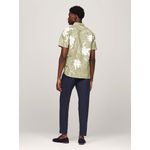 Camisa tropical de manga corta en popelin de hombre Camisas Tommy MX