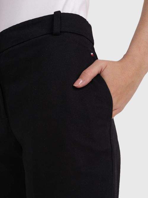 Pantalon-chino-Essential-recto-de-corte-slim-de-mujer