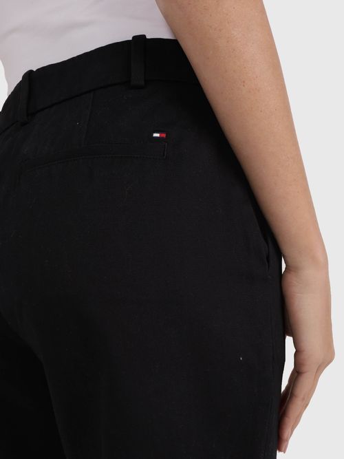 Pantalon-chino-Essential-recto-de-corte-slim-de-mujer