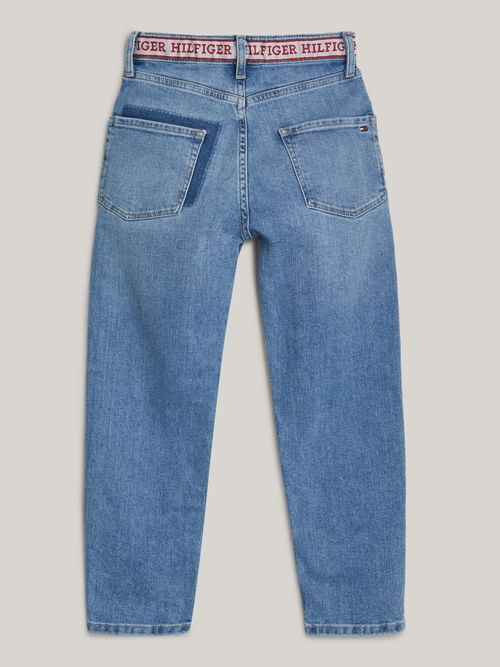 Jeans-de-corte-regular-con-inscripcion-de-nino-KB0KB08688-1A4