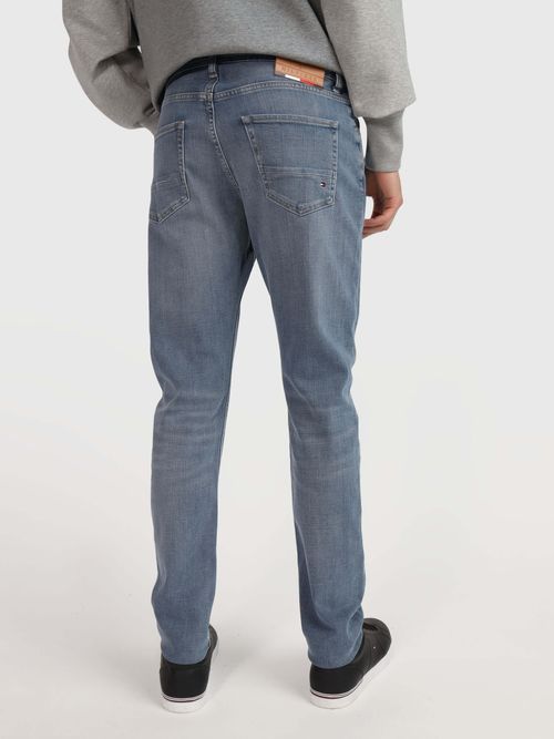 Jeans-houston-stretch-slim-taper-con-acabado-deslavado-de-hombre-MW0MW33971-1BA