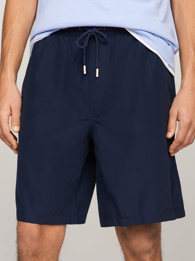 Shorts de corte regular con cordón ajustable de hombre