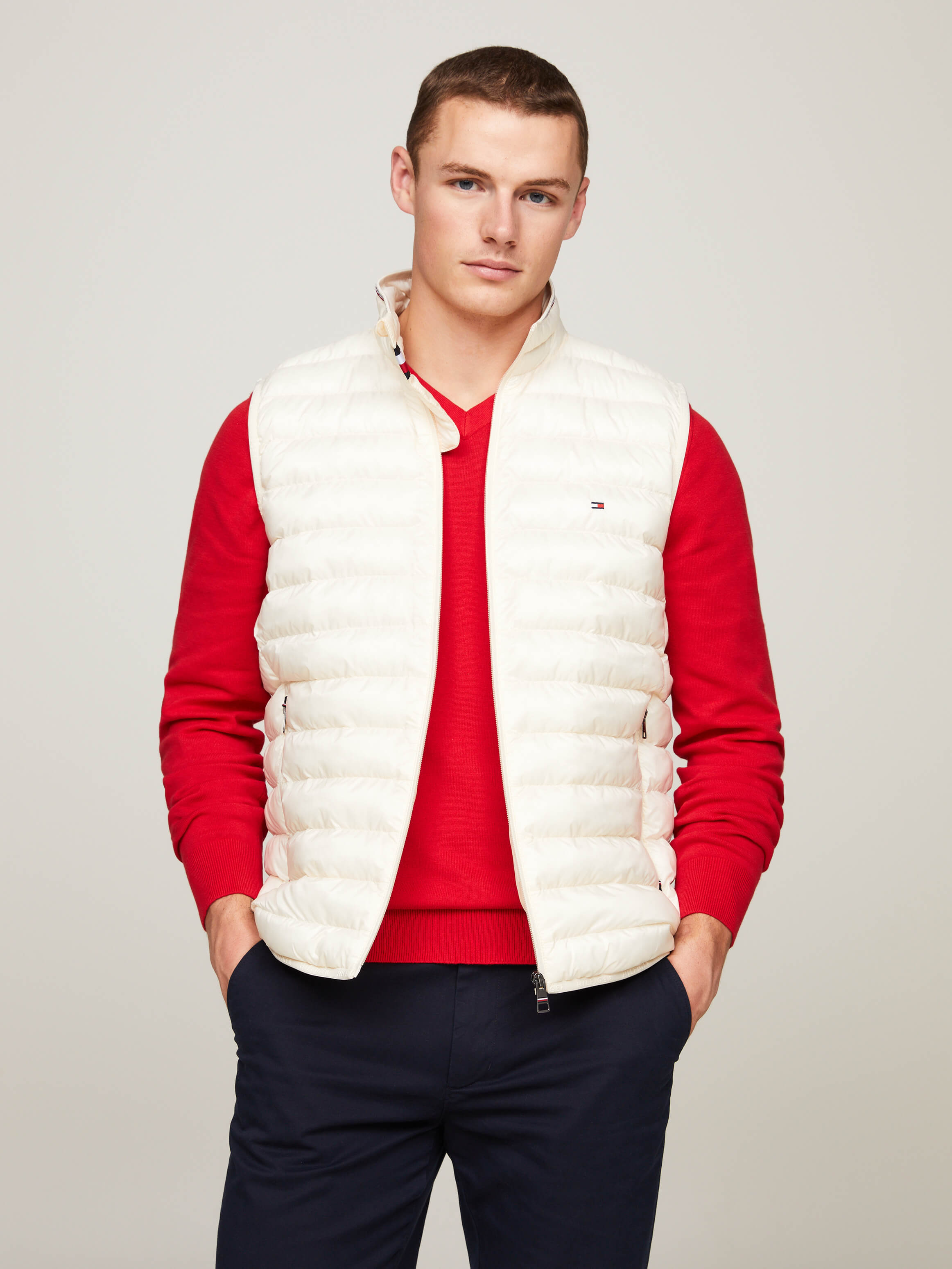 Chaleco acolchado y plegable de hombre Tommy Hilfiger