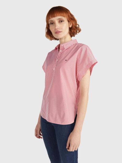 Camisa de manga corta con rayas Ithaca de mujer