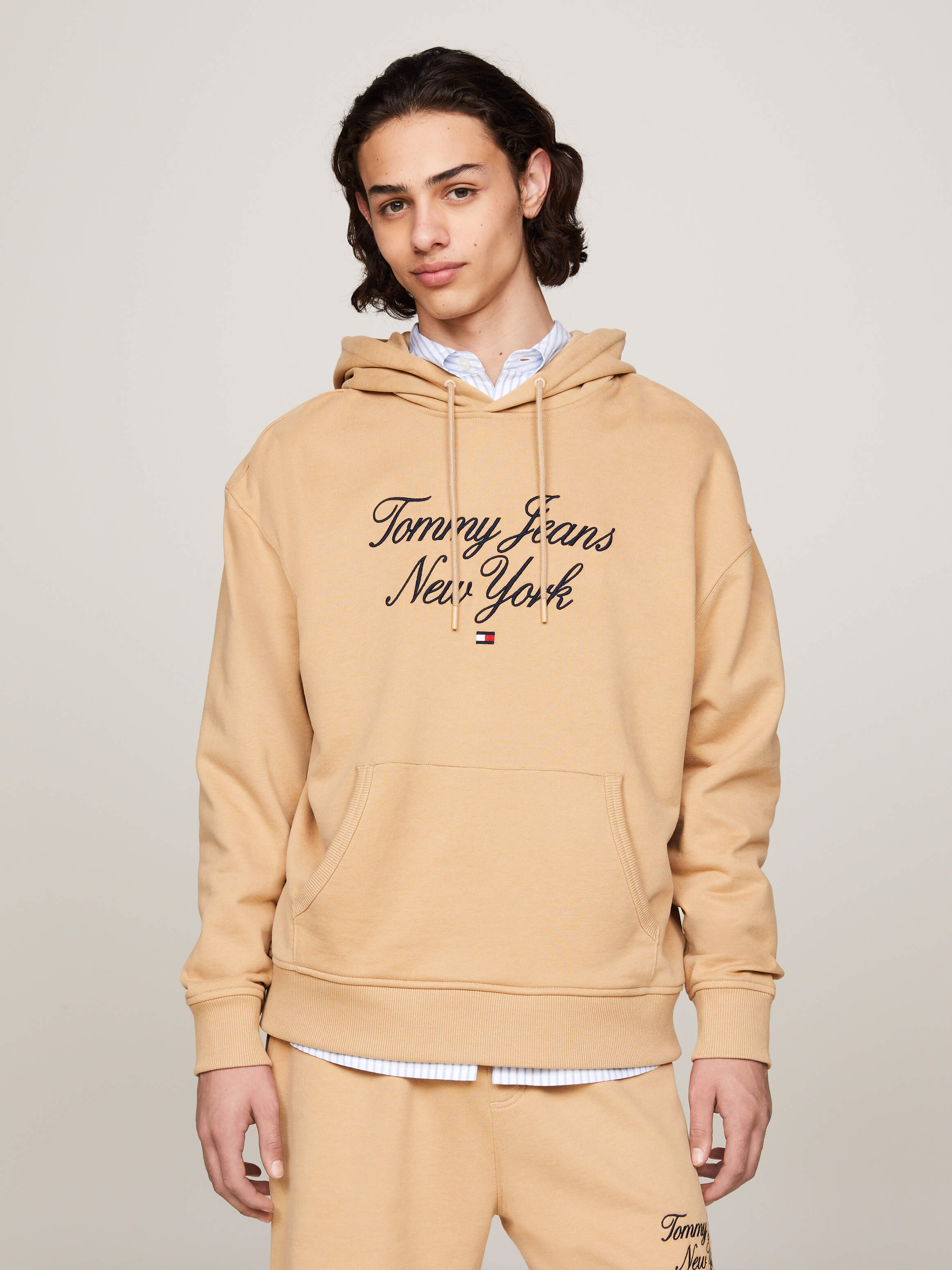 Sudadera con capucha Prep con logo bordado de hombre Tommy Jeans Sudaderas Tommy MX