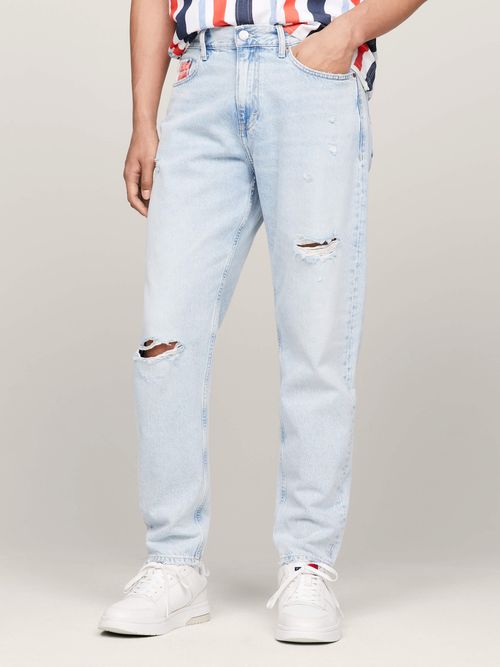 Jeans-Isaac-Archive-amplios-y-anchos-de-hombre-Tommy-Jeans-DM0DM18724-1AB