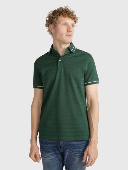 Polo tommy hilfiger con franjas a tono de hombre de hombre Tommy Hilfiger Talla XS