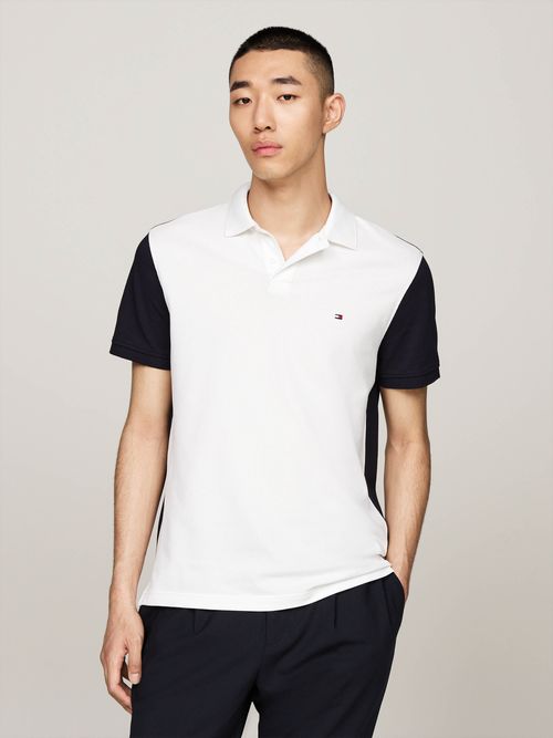 Polo-de-corte-regular-con-diseño-color-block-de-hombre-Tommy-Hilfiger