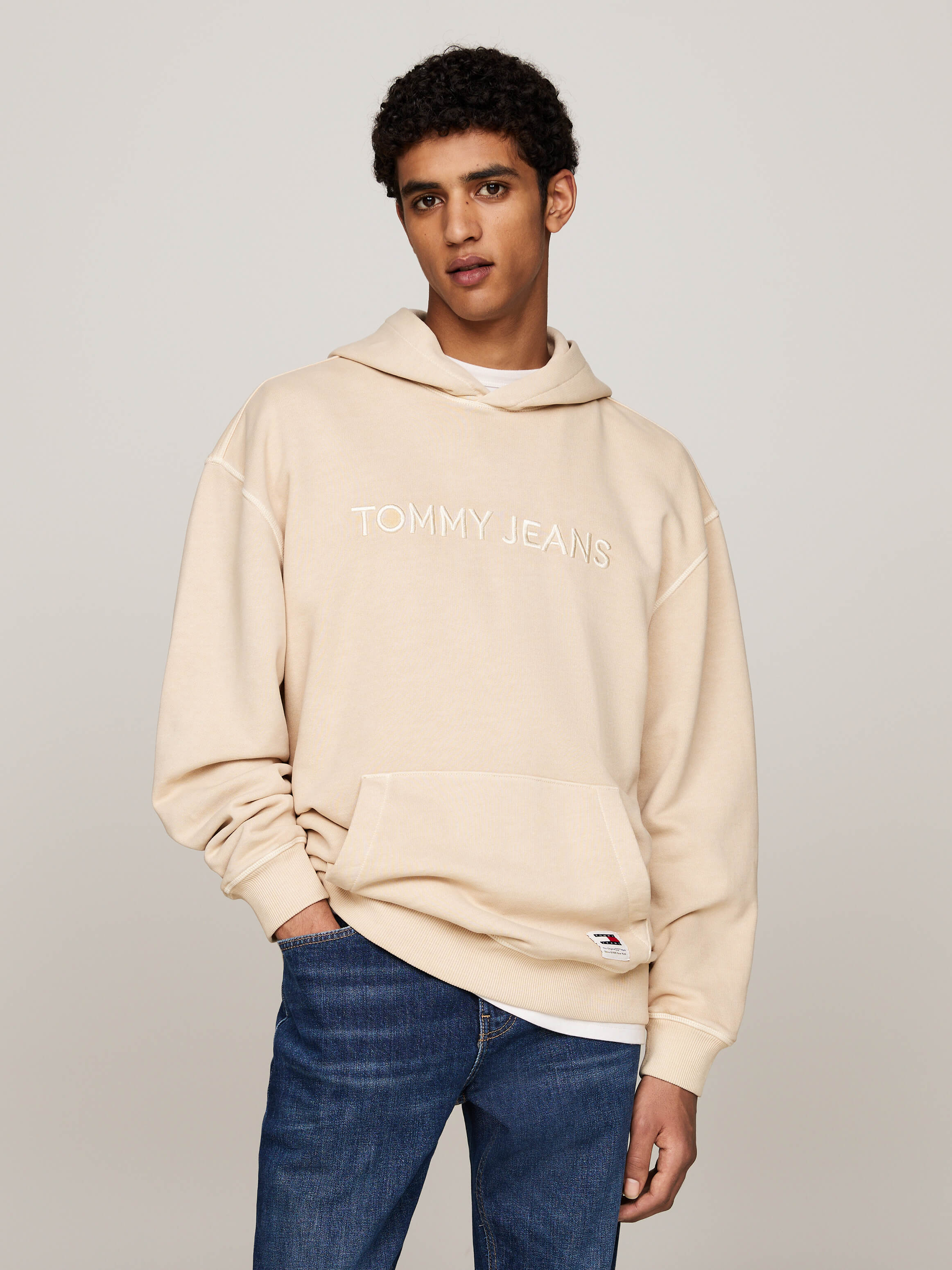 Tommy Jeans Sudadera Tommy Hilfiger Blanca Hombre Sudadera Con