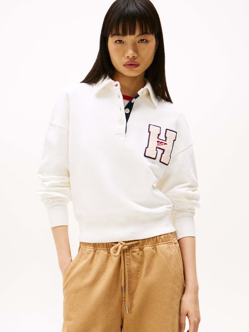 Sudadera-tipo-polo-con-aplicacion-del-logo-de-mujer-Tommy-Jeans-DW0DW20537-YAC