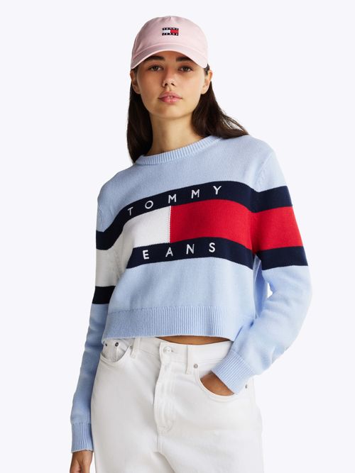 Sueter-color-block-de-corte-amplio-con-logo-de-mujer-Tommy-Jeans-DW0DW19335-C3Q