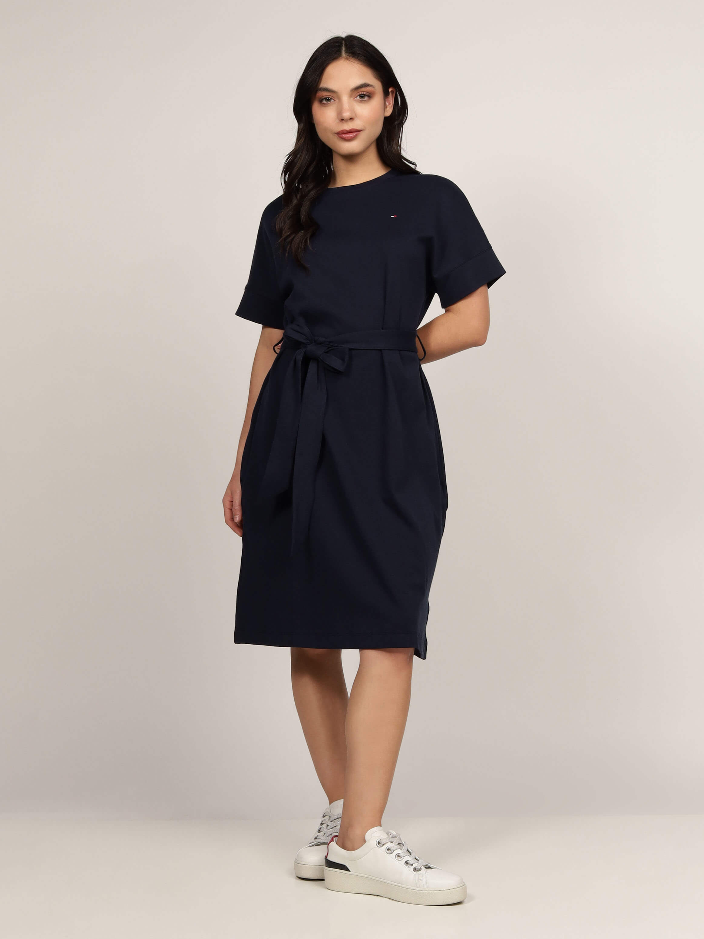 Hilfiger Mujer Fabrica De Tommy Hilfiger Vestido Con Cinturon De