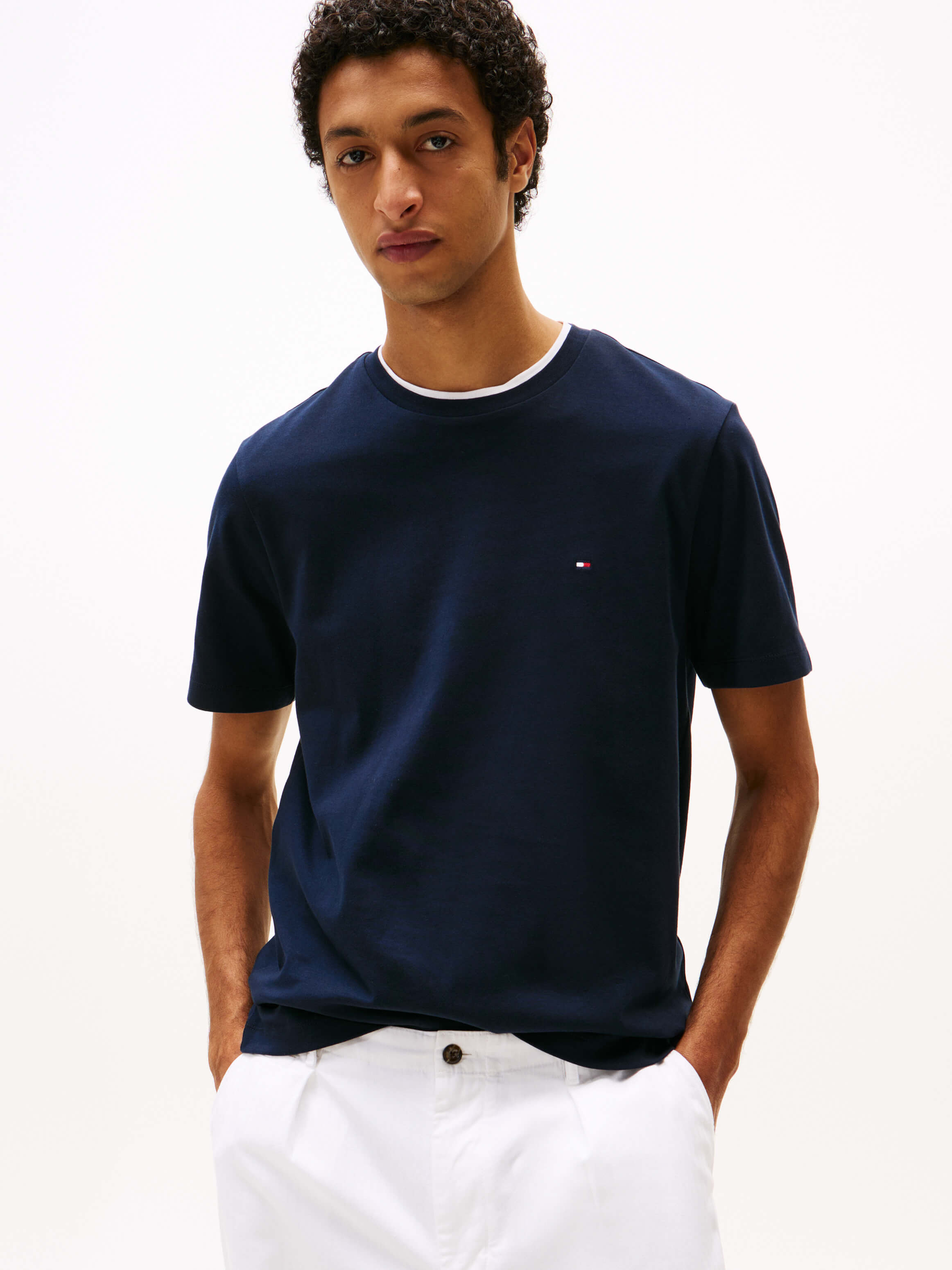 Cuello Redondo Playera Hilfiger Camisetas Tommy Camiseta Hombre