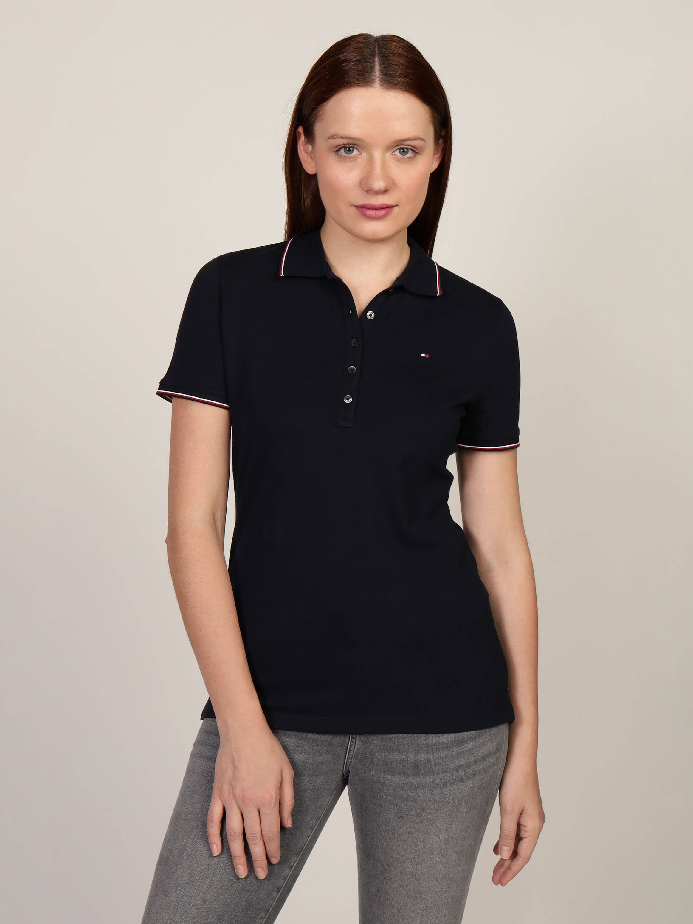 Camisetas Tipo Polo Tommy Mujer Playera Polos Tommy Para Mujer