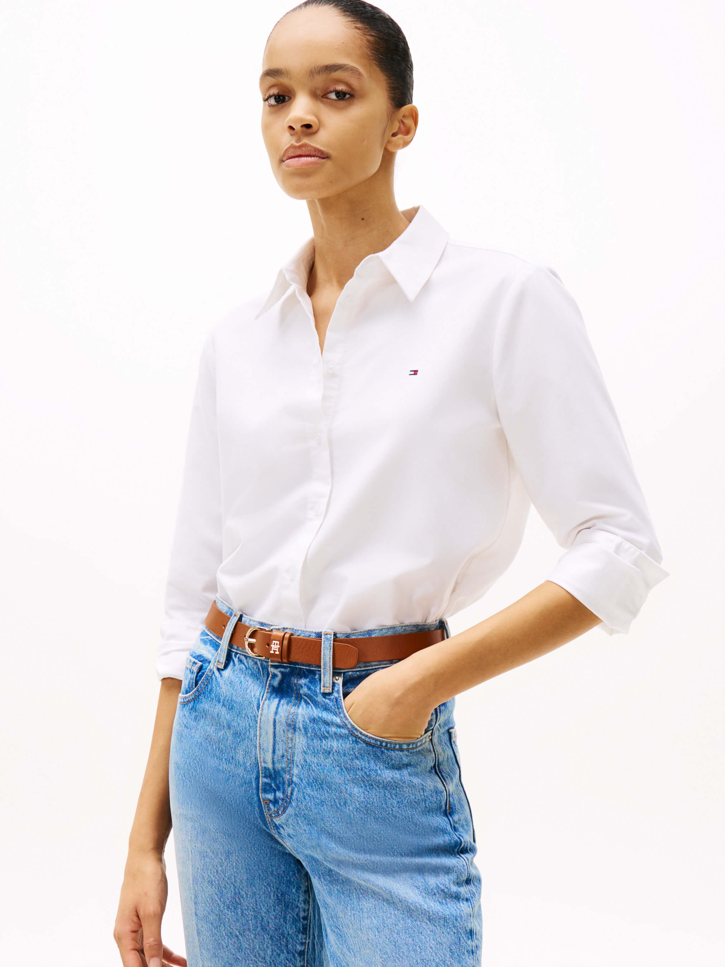 Camiseta Blusas De Tommy Hilfiger Camiseta Manga Blusas