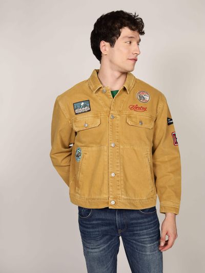 Chamarra con Parches Bordados de Hombre Tommy Jeans