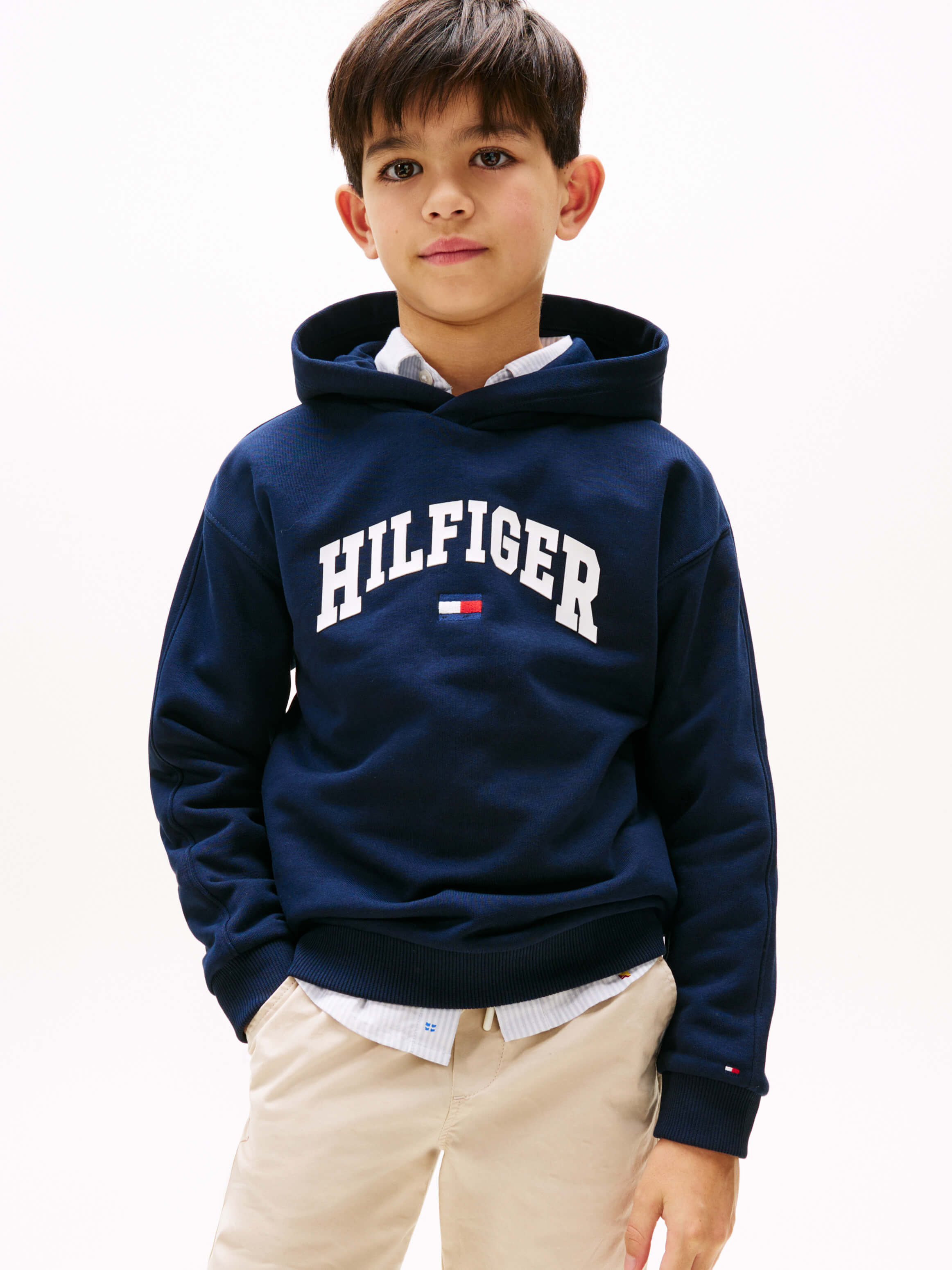 Outfit Sudadera Tommy Hilfiger Hombre Sudadera Con Cuello Alto De