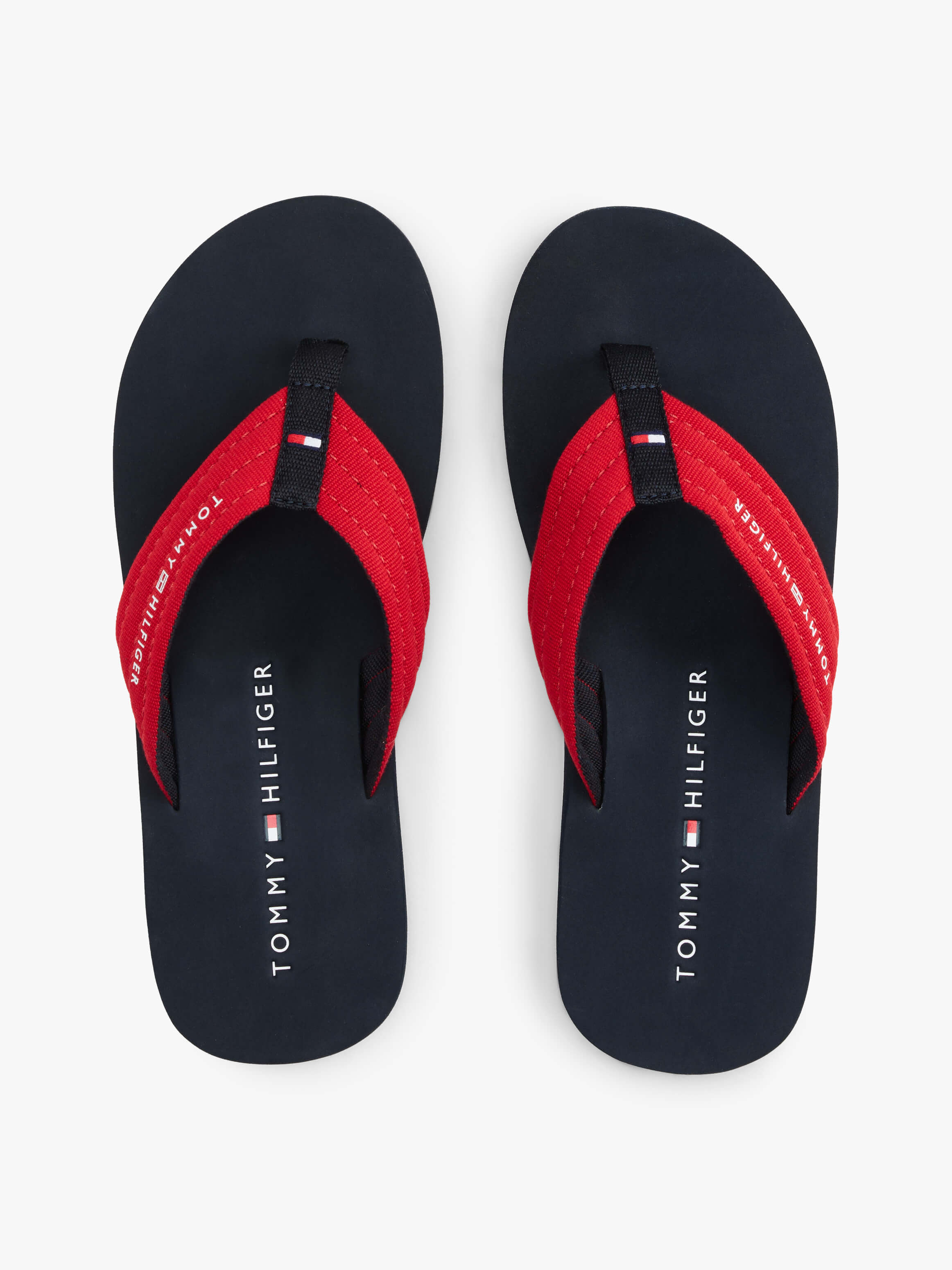 Sandalias de tela trenzada con logo de hombre Tommy Hilfiger