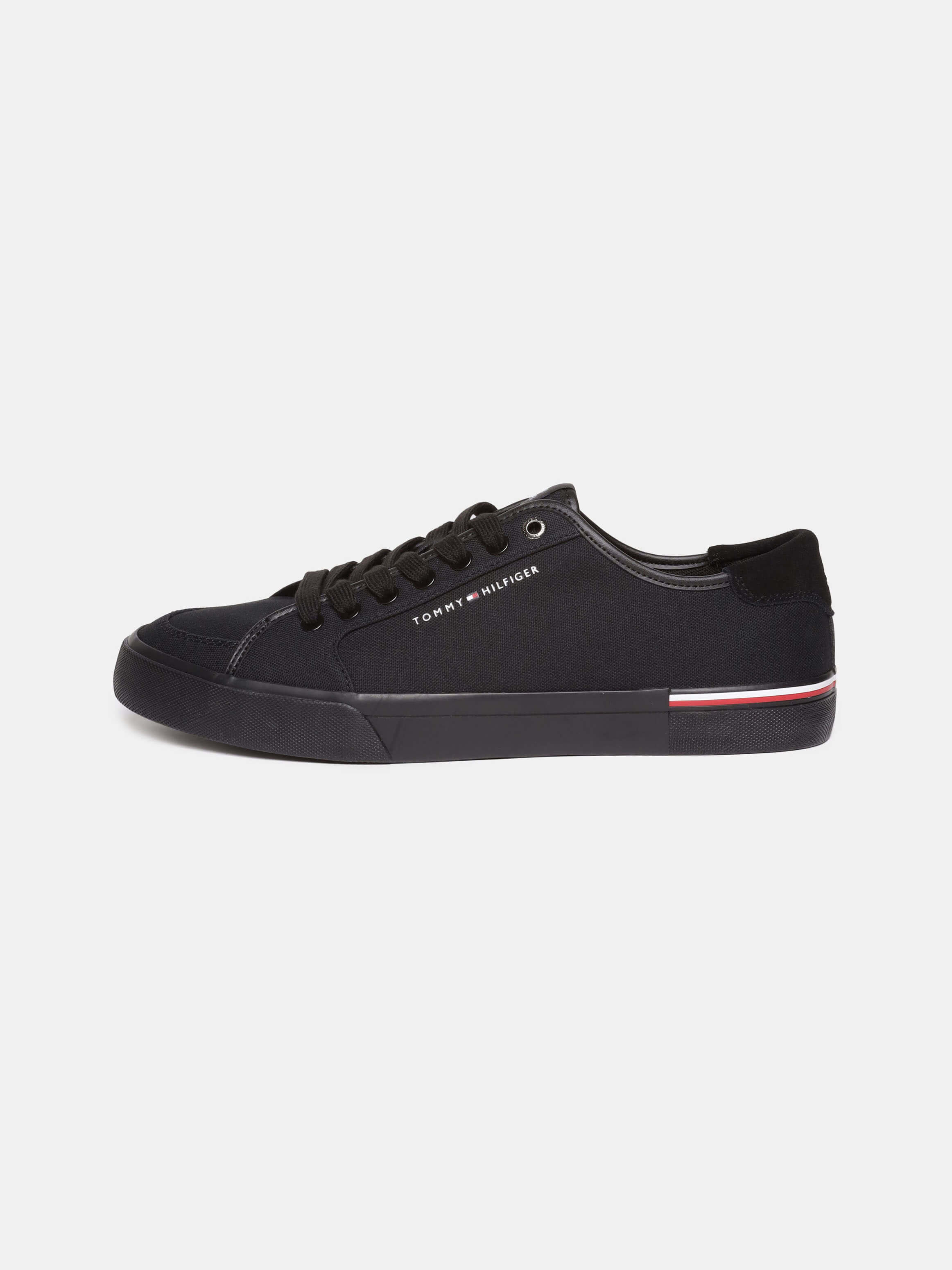 Tenis con logo y textura a contraste de hombre Tommy Hilfiger